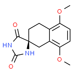 (S)-5’,8’-Dimethoxy-3’,4’-Dihydro-1’H-Spiro[Imidazolidine-4,2’-Naphthalene]-2,5-Dione structure