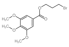 3-bromopropyl 3,4,5-trimethoxybenzoate Structure
