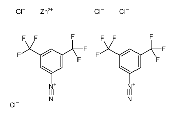 zinc,3,5-bis(trifluoromethyl)benzenediazonium,tetrachloride结构式