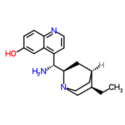 (9R)-9-氨基-10,11-二氢奎宁-6'-醇结构式