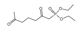 diethyl (2,6-dioxoheptyl)phosphonate Structure