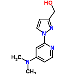 (1-(4-(dimethylamino)pyridin-2-yl)-1H-pyrazol-3-yl)Methanol Structure