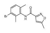 N-(3-bromo-2,6-dimethyl-phenyl)-5-methyl-oxazole-3-carboxamide Structure