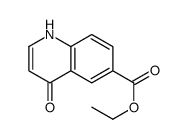 Ethyl 4-hydroxyquinoline-6-carboxylate structure