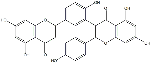 2'',3''-Dihydro-3',3'''-biapigenin结构式