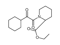 (S)-1-(2-环己基-2-氧代乙酰基)哌啶-2-羧酸乙酯结构式