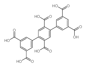 [1,1':4',1''-Terphenyl]-2',3,3'',5,5',5''-hexacarboxylic acid structure