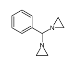 1-[aziridin-1-yl(phenyl)methyl]aziridine结构式
