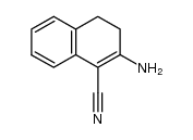 2-amino-3,4-dihydronaphthalene-1-carbonitrile结构式