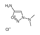 3-N,3-N-dimethyloxadiazol-3-ium-3,5-diamine,chloride Structure