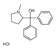 (1-methylpyrrolidin-2-yl)-diphenylmethanol,hydrochloride结构式