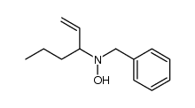 N-benzyl-N-(1-vinylbutyl)hydroxylamine Structure