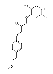 1-[2-hydroxy-3-[4-(2-methoxyethyl)phenoxy]propoxy]-3-(propan-2-ylamino)propan-2-ol picture