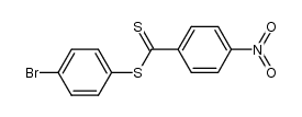 4-bromophenyl 4-nitrobenzodithioate结构式