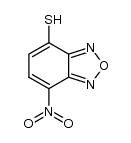 7-nitrobenzofurazan-4-thiol结构式