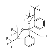 1-(iodomethyl)-3,3,3',3'-tetrakis(trifluoromethyl)-1,1'-spirobi(3H,2,1λ5-benozoxaphosphole) Structure