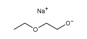sodium 2-ethoxyethoxide Structure