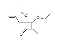 2-Cyclobuten-1-one,3,4-diethoxy-2-methyl-4-(2-propenyl)-(9CI)结构式