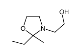 2-ethyl-2-methyloxazolidine-3-ethanol Structure