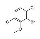 2-bromo-1,4-dichloro-3-methoxybenzene结构式