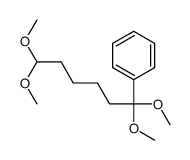 1,1,6,6-tetramethoxyhexylbenzene结构式