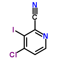 4-chloro-3-iodopicolinonitrile结构式