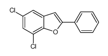 5,7-dichloro-2-phenyl-1-benzofuran结构式