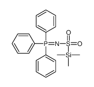 [diphenyl(trimethylsilylsulfonylimino)-λ5-phosphanyl]benzene结构式