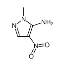 1H-Pyrazol-5-amine,1-methyl-4-nitro-(9CI) Structure