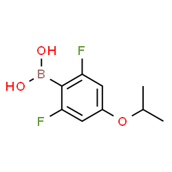 2,6-Difluoro-4-isopropyloxyphenylboronic acid structure