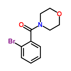 (2-Bromophenyl)(4-morpholinyl)methanone structure