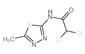 Acetamide, 2,2-dichloro-N-(5-methyl-1,3,4-thiadiazol-2-yl)-结构式
