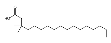 3,3-dimethylheptadecanoic acid Structure
