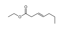ethyl hept-3-enoate结构式