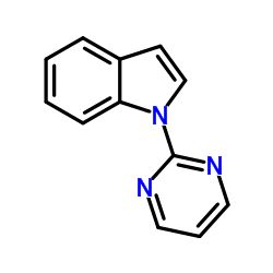 1-(嘧啶-2-基)-1H-吲哚结构式