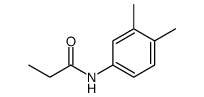 N-(3,4-dimethylphenyl)propanamide Structure