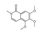 5,6,7-Trimethoxy-2-methylisoquinolin-1(2H)-one structure