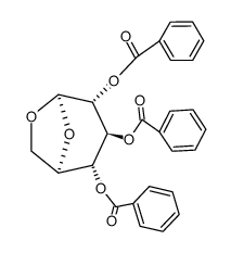 1,6-ANHYDRO-B-D-GLUCOSE 2,3,4-TRIBENZOAT E Structure