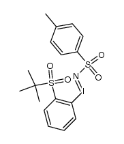 2-(tert-butylsulfonyl)(p-toluenesulfonyliminoiodo)benzene结构式