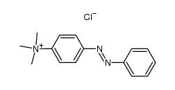 tri-N-methyl-4-phenylazo-anilinium, chloride Structure