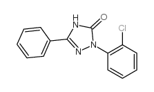 2-(2-Chlorophenyl)-1,2-dihydro-5-phenyl-3H-1,2,4-triazol-3-one结构式