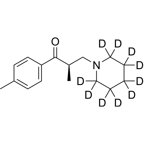 R (-) Tolperisone-d10结构式