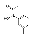 N-hydroxy-N-(3-methylphenyl)acetamide结构式