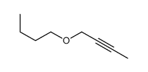 1-but-2-ynoxybutane Structure