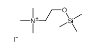 trimethyl(2-trimethylsilyloxyethyl)azanium,iodide Structure
