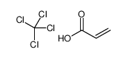 prop-2-enoic acid,tetrachloromethane结构式