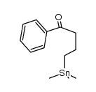 1-phenyl-4-(trimethylstannyl)butan-1-one Structure