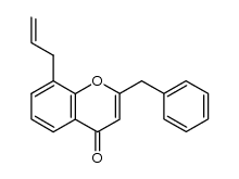 8-allyl-2-benzyl-4H-chromen-4-one结构式