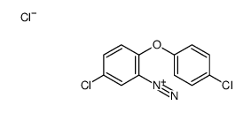 5-chloro-2-(4-chlorophenoxy)benzenediazonium,chloride结构式