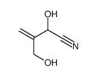 2-hydroxy-3-(hydroxymethyl)but-3-enenitrile Structure